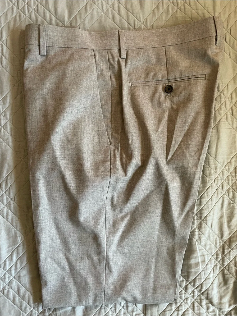 J. CREW Ludlow Slim-fit suit pant in Italian wool Geyser Gray Size 33 $250 43966